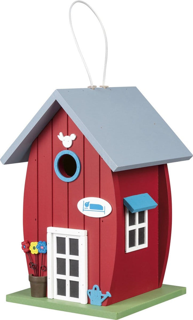ZooFari Bird Zoofari Wooden Bird Feeder Hanging on the Window
