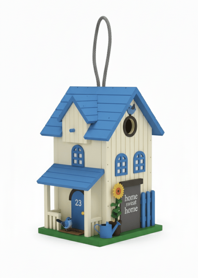 ZooFari Bird Zoofari Wooden Bird Feeder Hanging on the Window