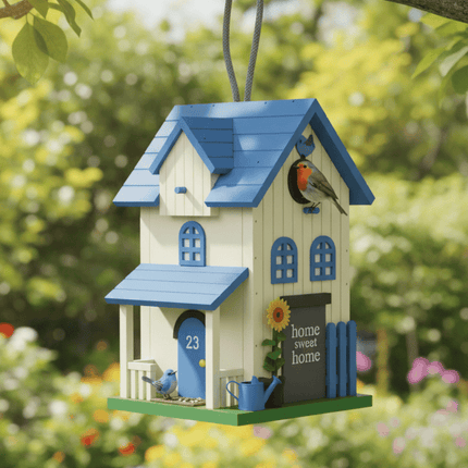 ZooFari Bird Zoofari Wooden Bird Feeder Hanging on the Window