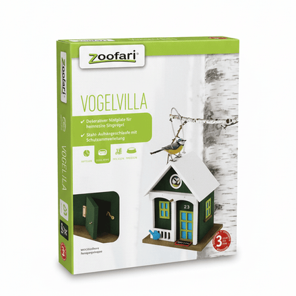 Zoofari Bird Zoofari wooden bird feeder hanging on the window made in german