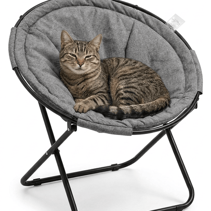 Zoofari Cat Cozy Padded Folding Cat Moon Chair 50cm