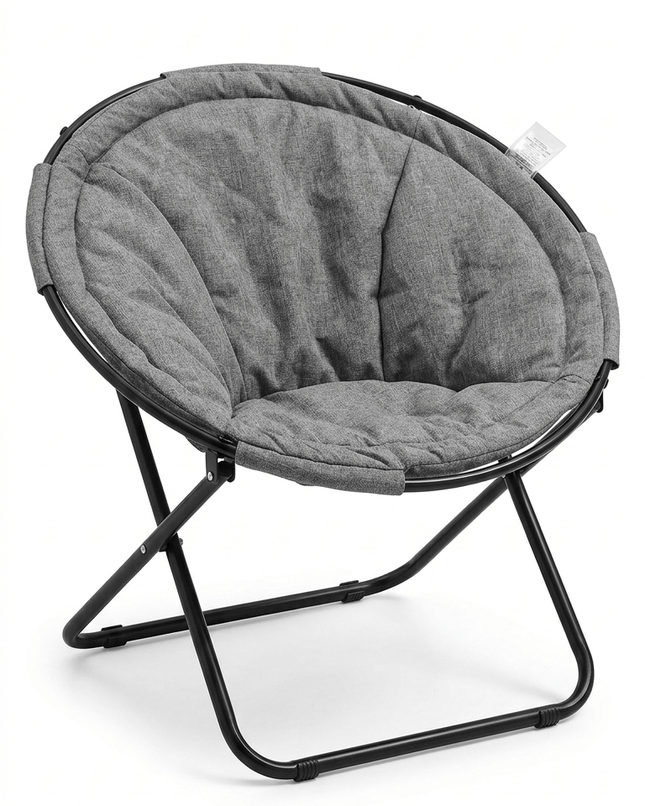 Zoofari Cat Cozy Padded Folding Cat Moon Chair 50cm