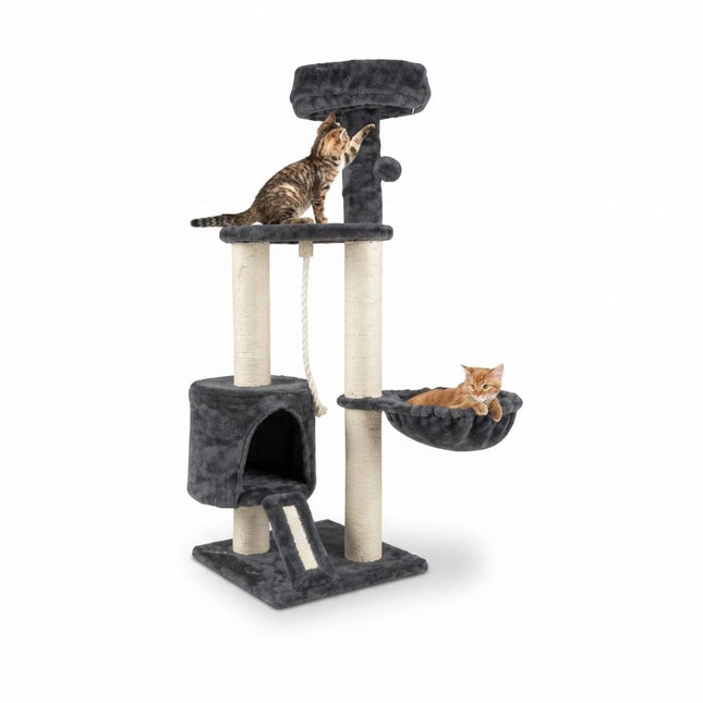 ZooFari Cat Zoofari Cat Activity Tower 70x115x50cm Scratching Post and Play Center