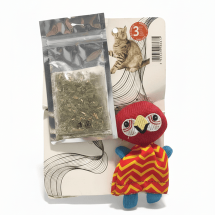ZooFari Cat Zoofari Cat Toy raccoon bear With Catnip