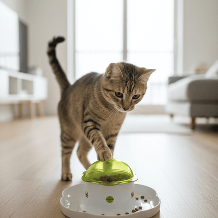 ZooFari Dog and cat Pet press slow feeder distributeur de friandises