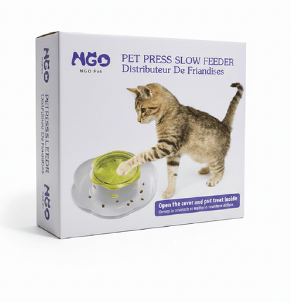 ZooFari Dog and cat Pet press slow feeder distributeur de friandises