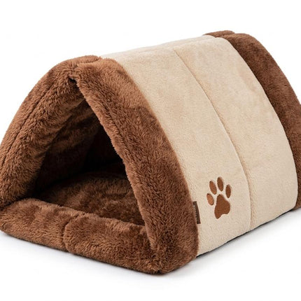 ZooFari Dog and cat Zoofar 2 in1 Cat Cave And Cozy Bed