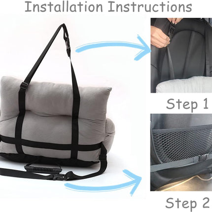 ZooFari Dog and cat ZooFari car seat For Pets 55 cm