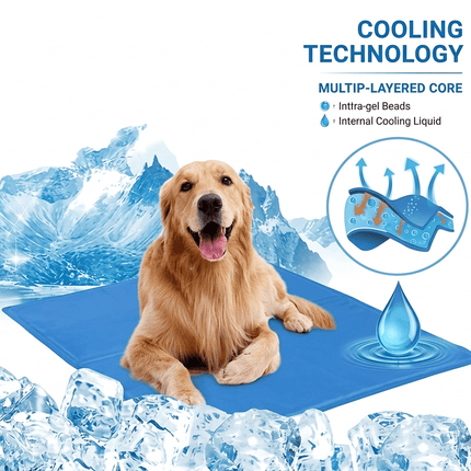 ZooFari Dog and cat Zoofari Cooling Mat for Dogs and Cats  Waterproof Cooling Bed 50×90 cm