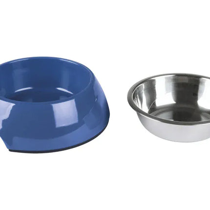ZooFari Dog and cat Zoofari food or water bowl blue 2 approx 160 ml blue