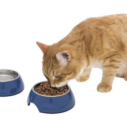 ZooFari Dog and cat Zoofari food or water bowl blue 2 approx 160 ml blue
