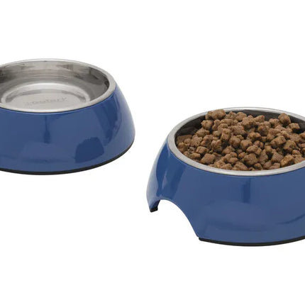 ZooFari Dog and cat Zoofari food or water bowl blue 2 approx 160 ml blue