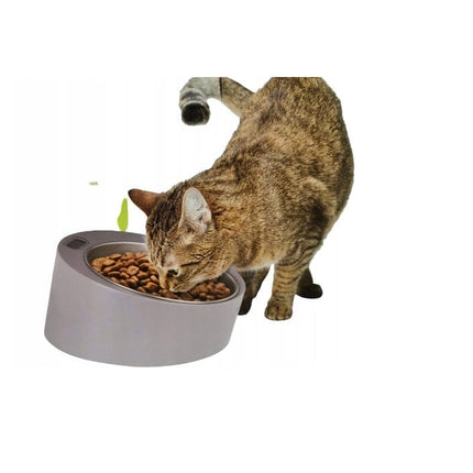 ZooFari Dog and cat Zoofari Pet Feeding Bowl With Built in Scale Removable Stainless Steel