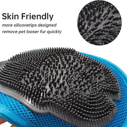 ZooFari Dog and cat Zoofari Pet Grooming Glove for Dogs And Cats Gentle Deshedding Brush