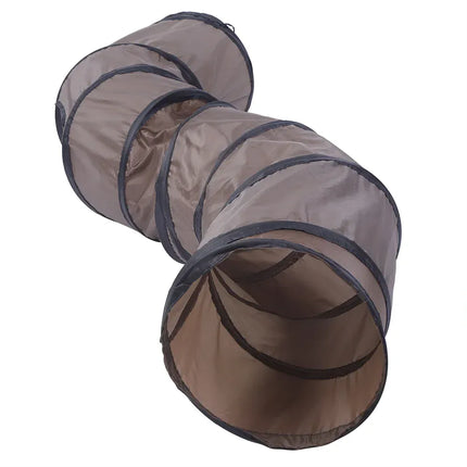 ZooFari Dog and cat ZooFari pet Tunnel with Hanging Toy