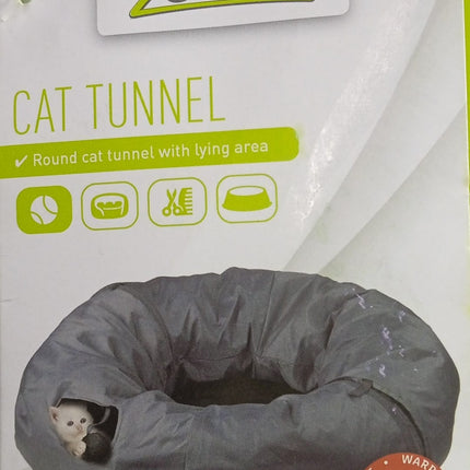 ZooFari Dog and cat ZooFari pet Tunnel with Hanging Toy