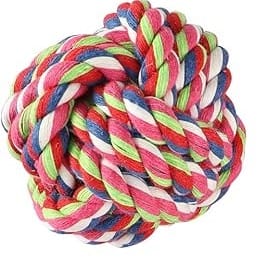 ZooFari Dog Dog Rope Ball Interactive Cotton Chew Toy for Boredom And Training