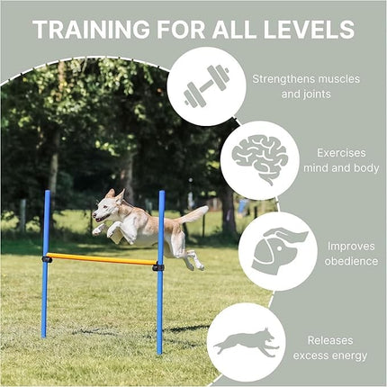 ZooFari Dog Zoofari Agility Hurdle 110 in 116 Cm 5 Pcs