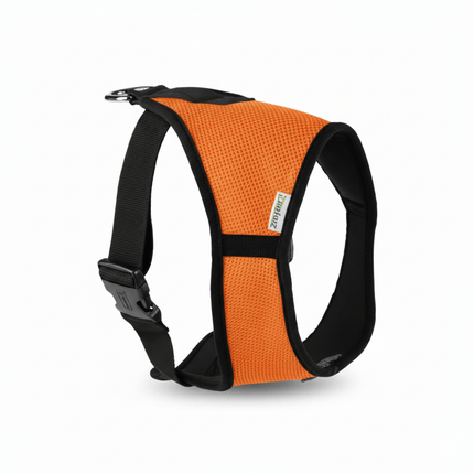 ZooFari Dog Zoofari Dog Harness Soft Harness M Orange approx 36- 54.4 cm