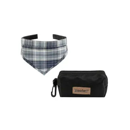 ZooFari Dog ZooFari Dog scarf Colar Black