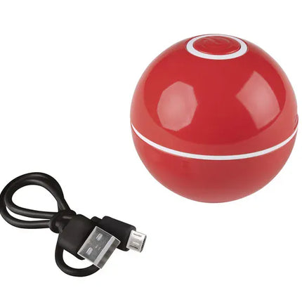 ZooFari Dog Zoofari Electric Interactive Cat Toy Self Rolling Ball with LED Light