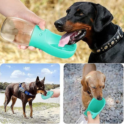 ZooFari Dog Zoofari Portable ForDog And cats Water Feeder500ml Leak Proof Outdoor Travel Bottle for Pets