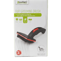 ZooFari Dog Zoofari Professional Fur Grooming Brush - Self-Cleaning Slicker