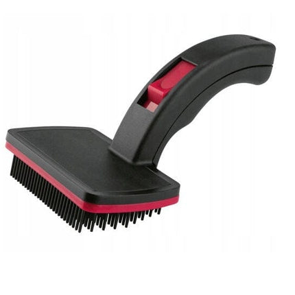 ZooFari Dog Zoofari Professional Fur Grooming Brush - Self-Cleaning Slicker