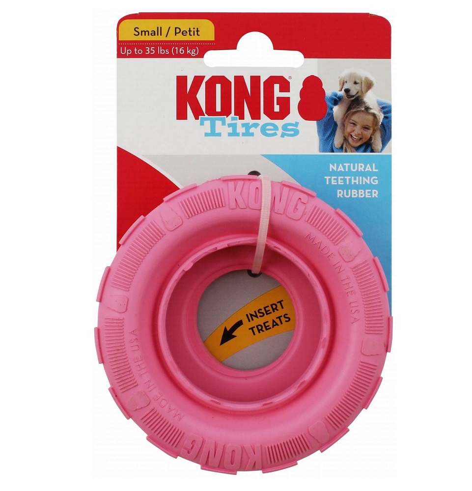 Kong Puppy Chew Dog Toy, Pink, Small