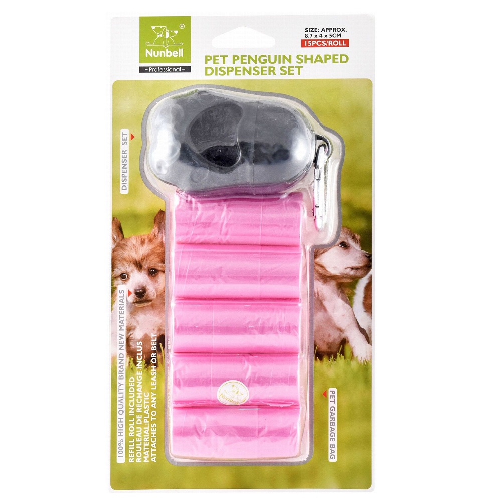 Pet Waste Bag Dispenser Set